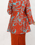 BAJU KURUNG PAHANG MODEN DELANEY (BURNT ORANGE)